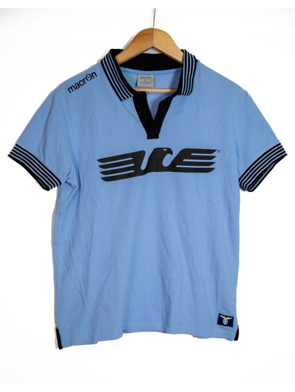 Lazio 1996 1997 Home Shirt Football Soccer Jersey Macron Men's M